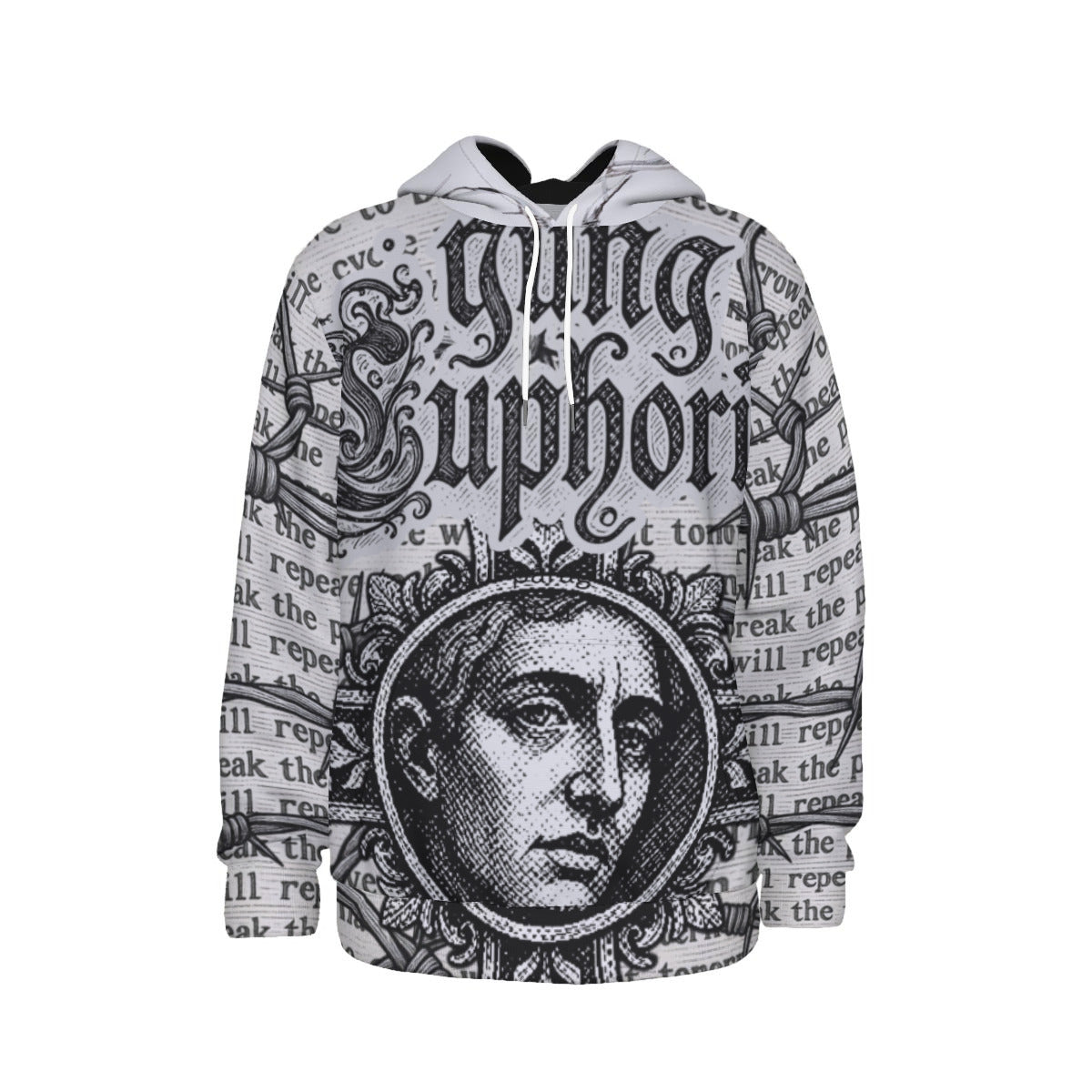 yung euphoria "Bucks" - All-Over Hoodie Graphic