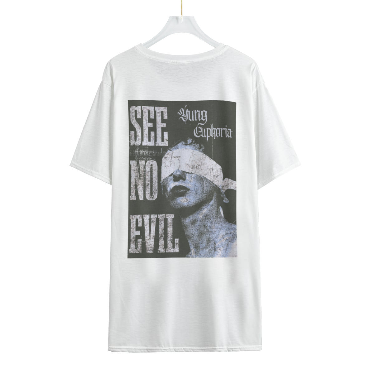 yung euphoria "Rock Skelly" - All-Over Graphic Tee