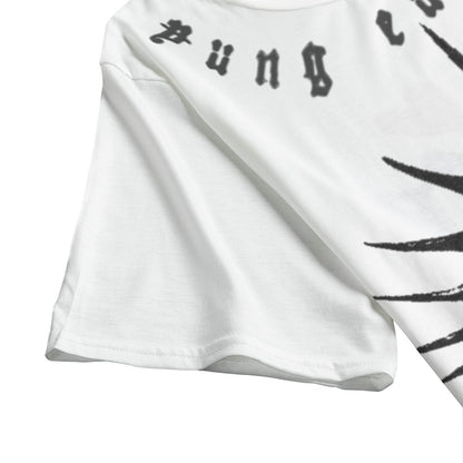 yung euphoria "Rock Skelly" - All-Over Graphic Tee