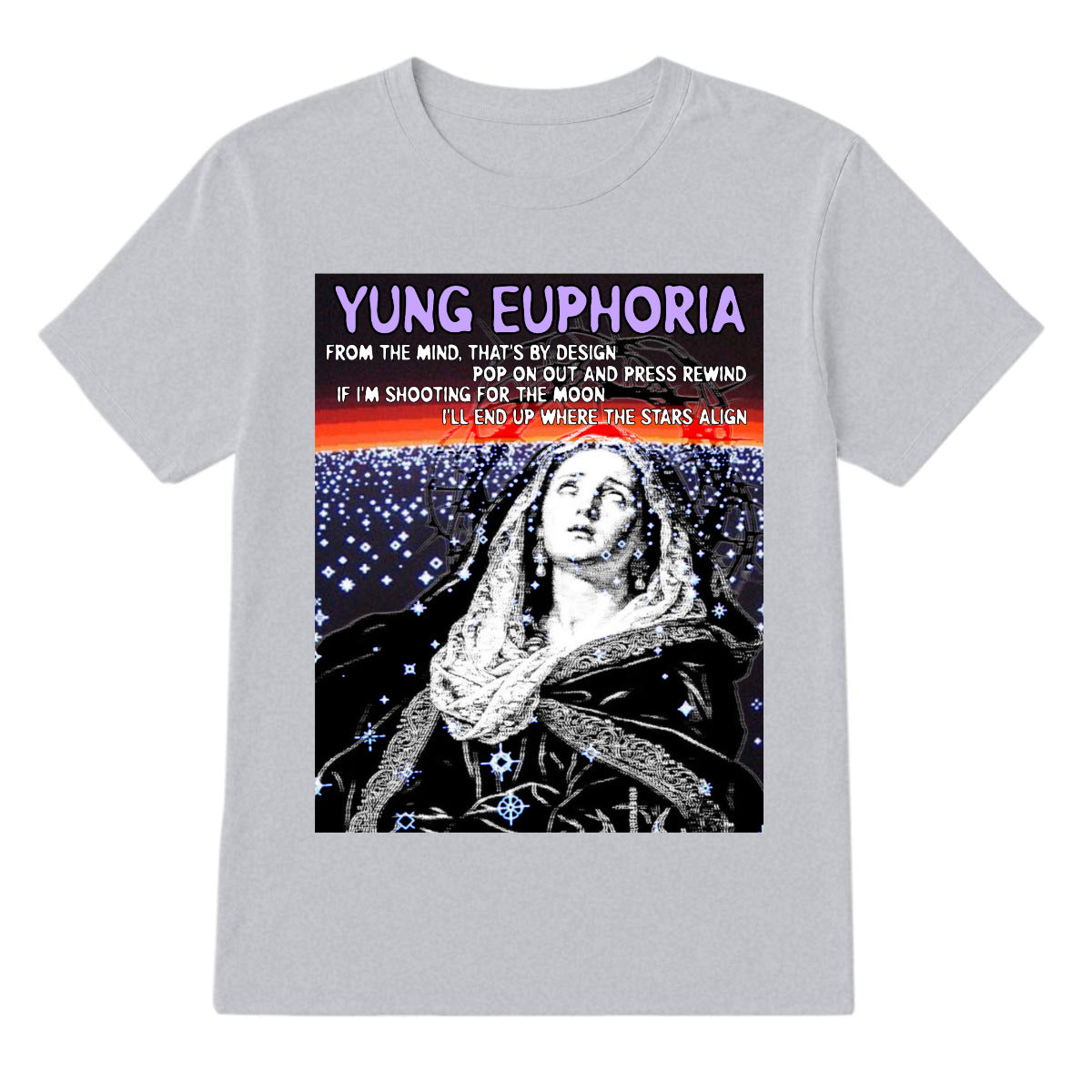 yung euphoria "Coordinate" Pop-Up Graphic Tee