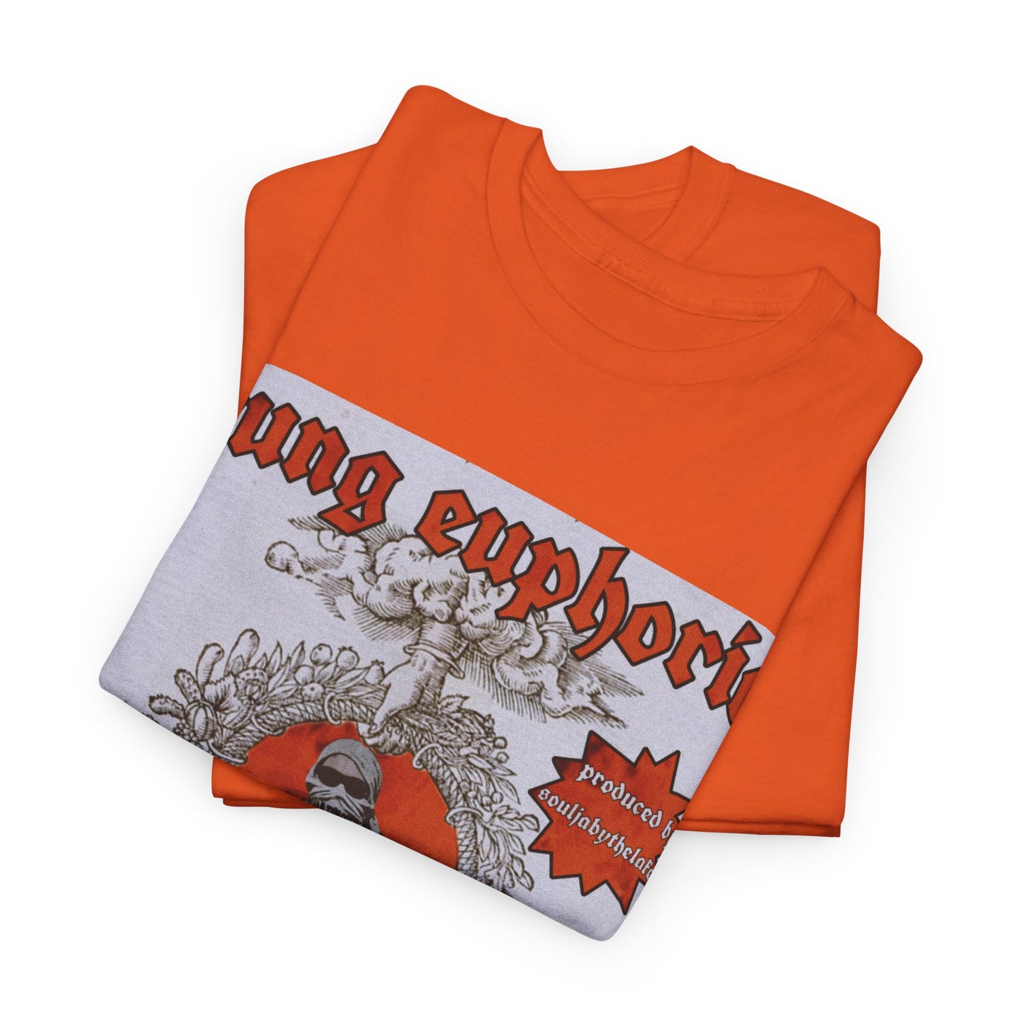 yung euphoria Invitation 2 Hell Orange Tee