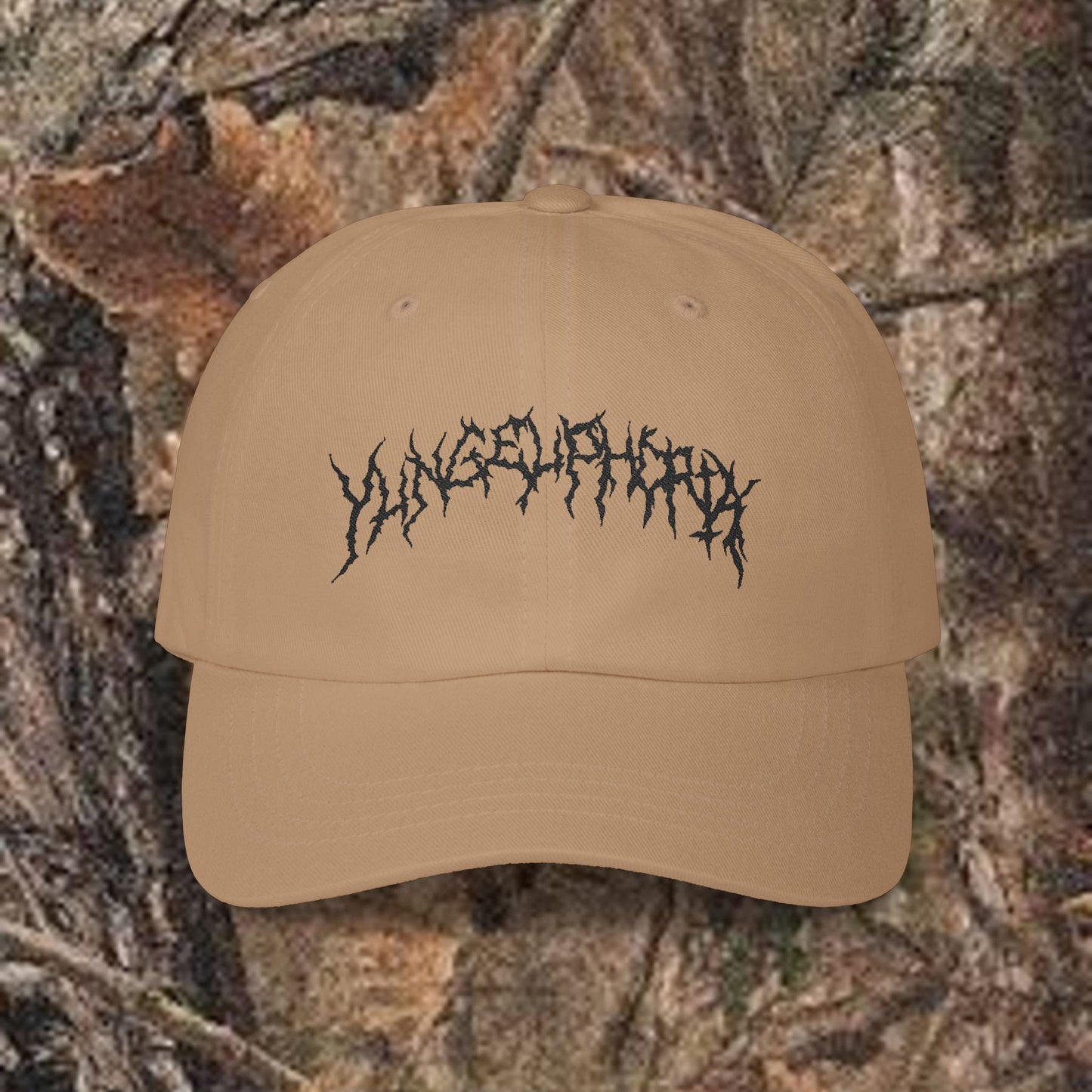 yung euphoria 'Barbed-Metal' Embroidered Logo Dad Hat